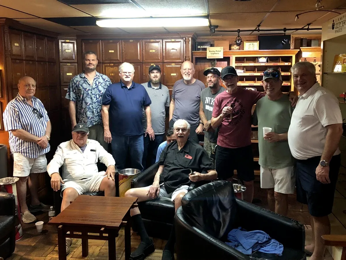 Community gathering at Edward's